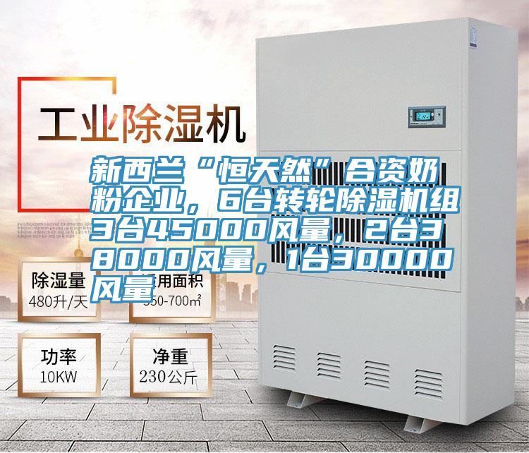 新西蘭“恒天然”合資奶粉企業(yè)，6臺轉(zhuǎn)輪除濕機組3臺45000風(fēng)量，2臺38000風(fēng)量，1臺30000風(fēng)量