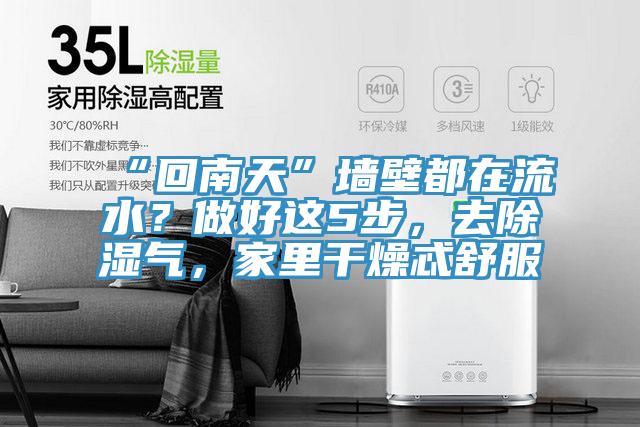 “回南天”墻壁都在流水？做好這5步，去除濕氣，家里干燥忒舒服