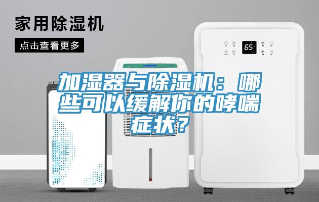 加濕器與除濕機(jī)：哪些可以緩解你的哮喘癥狀？