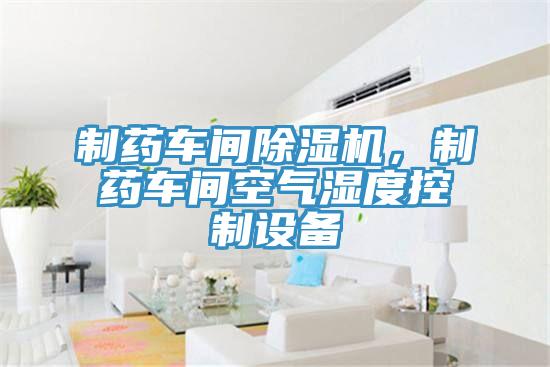 制藥車間除濕機，制藥車間空氣濕度控制設備