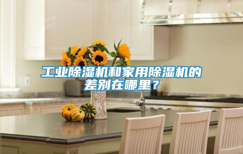 工業除濕機和家用除濕機的差別在哪里？