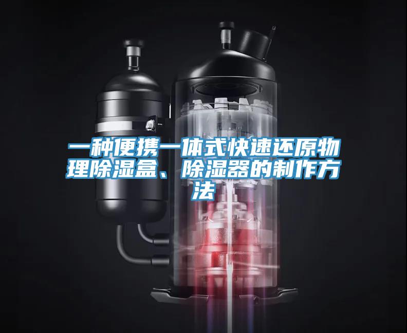 一種便攜一體式快速還原物理除濕盒、除濕器的制作方法