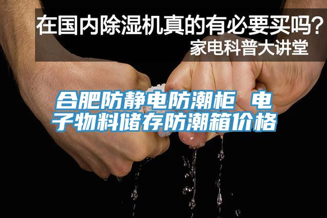 合肥防靜電防潮柜 電子物料儲存防潮箱價(jià)格