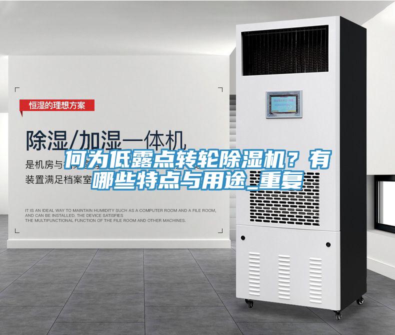 何為低露點轉輪除濕機？有哪些特點與用途_重復