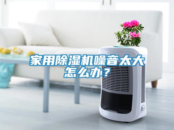 家用除濕機噪音太大怎么辦？