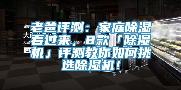 老爸評測：家庭除濕看過來，8款「除濕機」評測教你如何挑選除濕機！