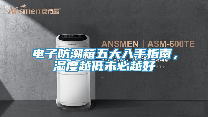 電子防潮箱五大入手指南，濕度越低未必越好