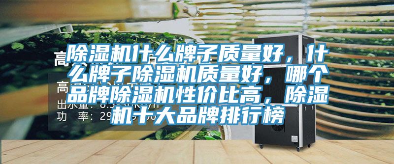 除濕機什么牌子質量好，什么牌子除濕機質量好，哪個品牌除濕機性價比高，除濕機十大品牌排行榜